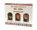 Ein Gedi Set of 3 Bottles of Anointing Oil, Lily of the Valley, Rose of Sharon and Queen Esther